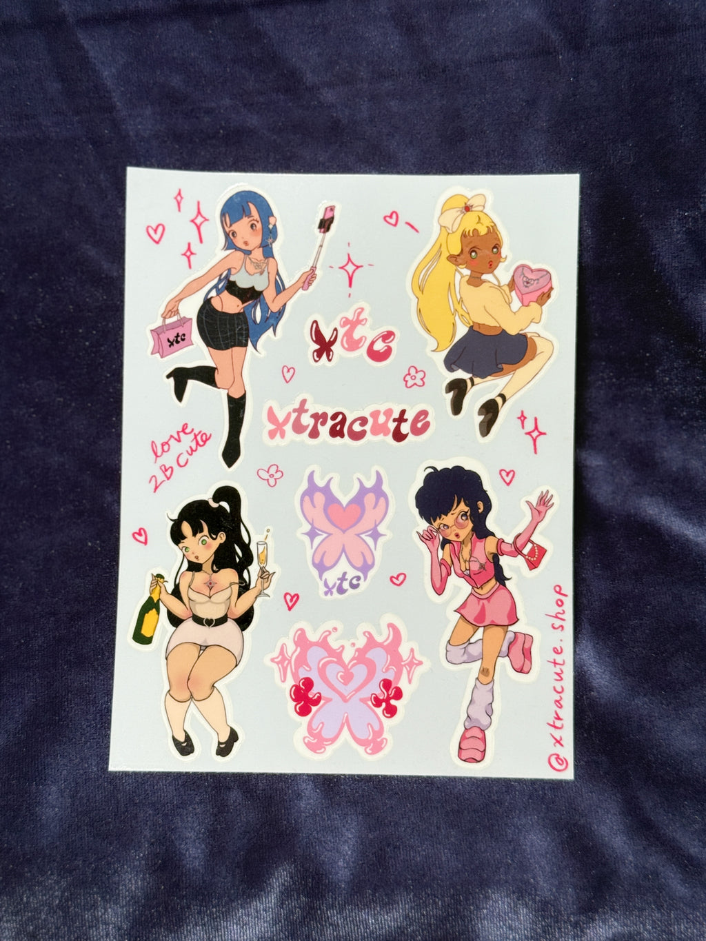 xtc Girly Stickers