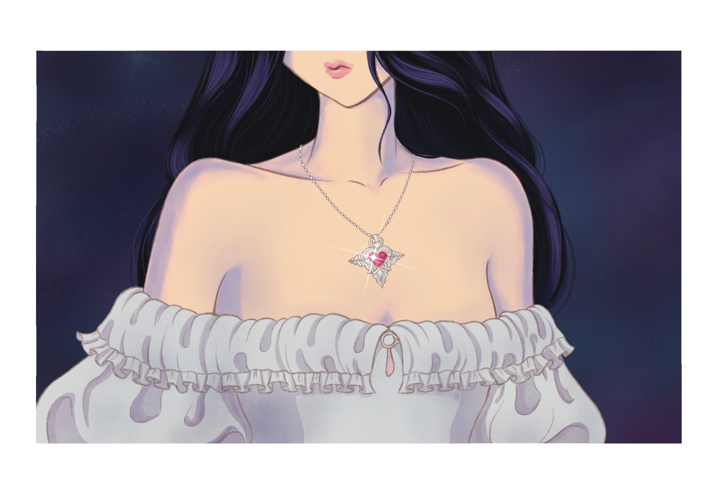 Lovers Pendant Card